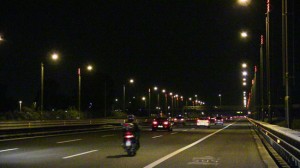 Riaccese le luci sulla Roma-Fiumicino 