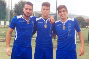Sport - Calcio - Ternana Primavera - Leonardo Sernicola in mezzo a Daniele Scarsella e Gianluca Polizzi