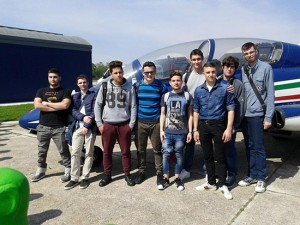 Gara costruzioni aeronautiche - Alcuni ragazzi partecipanti