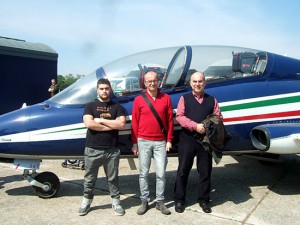 Gara costruzioni aeronautiche - Mattia Miniucchi, il preside Damiani e il professor Geronzi