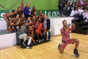Sport - Pattinaggio - Marika Fontana con il Roma roller time