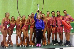 Sport - Pattinaggio - Marika Fontana con il Roma roller time