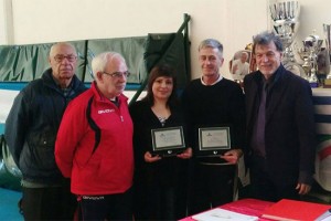 Sport - Pattinaggio - La premiazione di Maurizia Burioni