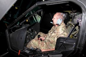 Delegazione del comando Nato in visita all'Aves