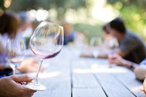 Un bicchiere di vino