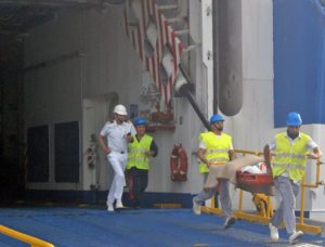 Civitavecchia, L'esercitazione condotta dalla capitaneria 
