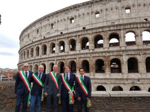 I sindaci della Tuscia alla festa della Repubblica a Roma