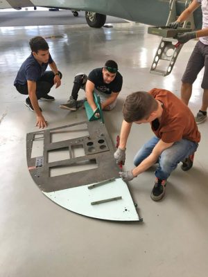 Gli studenti del da Vinci al Museo storico dell'aeronautica militare di Vigna Di Valle