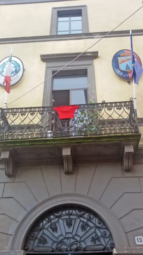 Vignanello - Il drappo esposto 