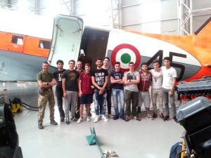Gli studenti del da Vinci al Museo storico dell'aeronautica militare di Vigna Di Valle