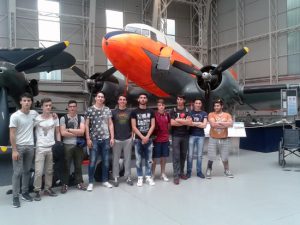 Gli studenti del da Vinci al Museo storico dell'aeronautica militare di Vigna Di Valle