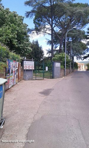 Villa comunale a Cura di vetralla