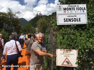 Massimo Mecarini sul lago d'Iseo