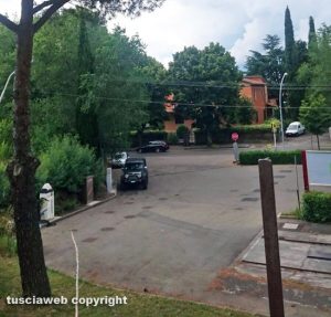 Viterbo - Zona viale Trieste - La zona dove è stato visto il cinghiale