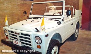 Papa mobile di Giovanni Paolo II, 1981, anno dell'attentato