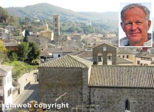 Bolsena - Nel riquadro il geologo Carlo Doglioni, presidente dell'Istituto nazionale di geologia e vulcanologia