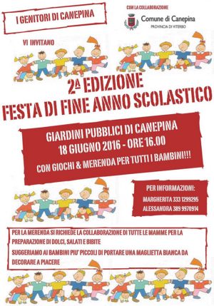 Canepina - Festa di fine anno scolastico 