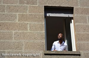 Rudy Guede fuori dal carcere di Mammagialla