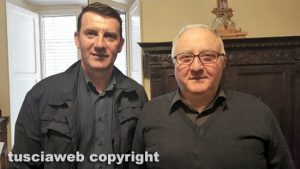 Giancarlo Turchetti (Uil) e don Mario Brizi