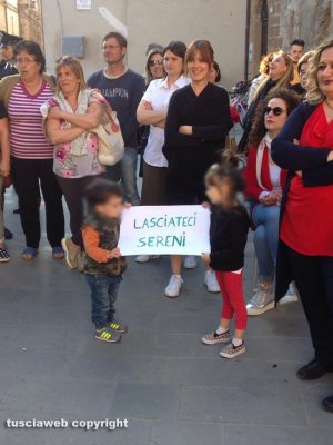 Protesta a Civitella Cesi