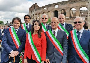 I sindaci della Tuscia alla festa della Repubblica a Roma