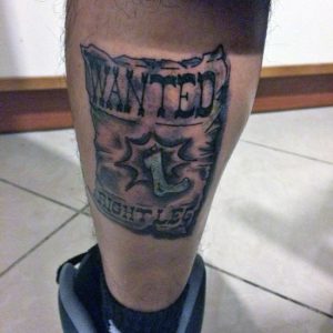 Uno dei tatuaggi di Lorenzo Costantini