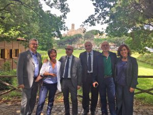 Sutri - La visita del sottosegretario ai beni culturali e al turismo, Antimo Cesaro