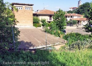 L'acquedotto in via Tullio Cima invaso dalle erbacce