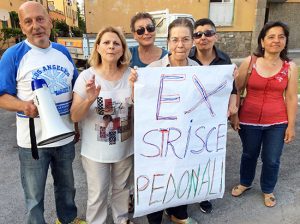 Viterbo - Via Vico Squarano pericolosa - La protesta dei residenti