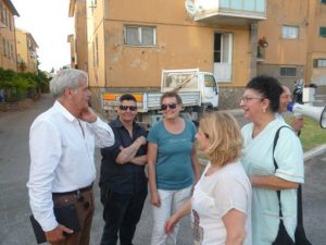 Viterbo - Via Vico Squarano pericolosa - La protesta dei residenti