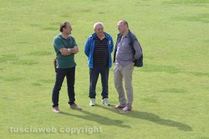 Sport - Calcio - Viterbese - II lavori allo stadio Enrico Rocchi