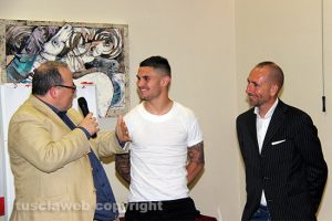 Sport - Calcio - Premio Etrusco - Massimiliano Mascolo con Federico Viviani e Federico Nofri
