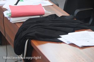 Una toga in tribunale