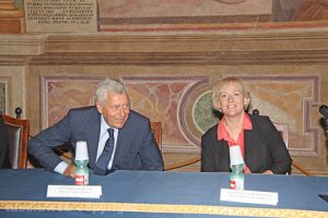 Il sindaco Michelini e la ministra svedese