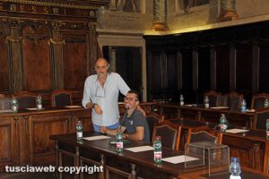 Viterbo - Il consiglio comunale andato deserto - Insogna e Mecozzi