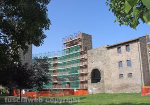 Viterbo - I lavori alle mura