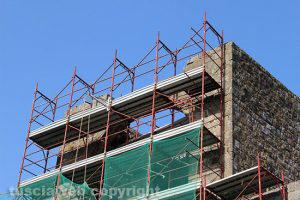 Viterbo - I lavori alle mura