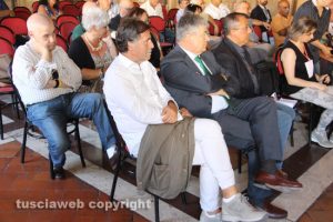 Il coordinatore regionale di noi con Salvini Umberto Fusco tra il pubblico