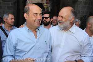 Nicola Zingaretti e Riccardo Valentini