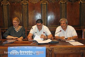 La conferenza di presentazione della stagione teatrale di Ferento