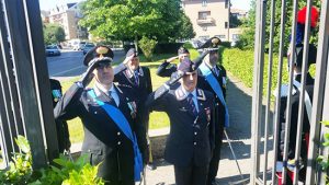 Viterbo - La cerimonia al monumento al carabiniere