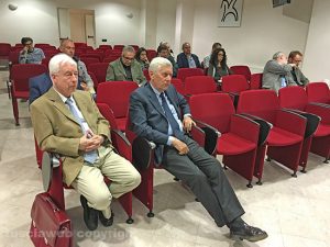 Il sindaco Michelini all'incontro sul masterplan del centro storico