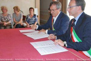 Venezia - Firma del protocollo per la candidatura del merletto italiano a Patrimonio immateriale dell'Umanità