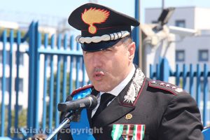 Viterbo - Carabinieri - Il colonnello Mauro Conte