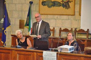 Tarquinia - Il sindaco Mazzola al convegno sui misteri di Mitra