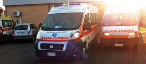 L'ambulanza della Misericordia di Pescia Romana