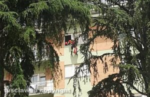 Viterbo - L'intervento dei vigili del fuoco a Villanova