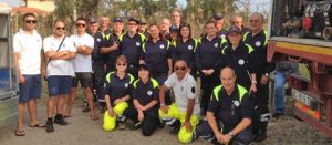 Tarquinia - I volontari del gruppo comunale della Protezione civile