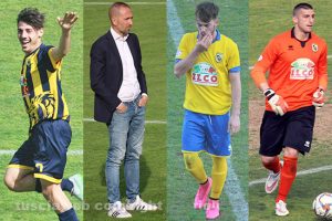Sport - Calcio - Viterbese - Da sinistra: Ansini, Nofri, Pandolfi e Pini