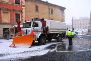 Spazzaneve della Protezione Civile